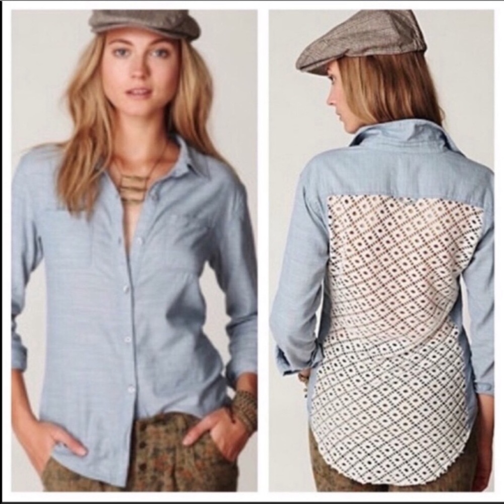 Free People Button Down